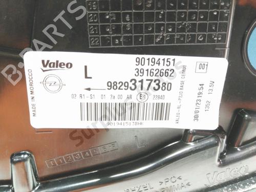 Left taillight OPEL CORSA F (P2JO) 1.2 (68) | BP28269847C34 