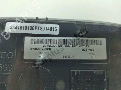Climate control FIAT 500X (334_) 1.6 D Multijet (334AXA1B) | BP37767430I5 - Image 3