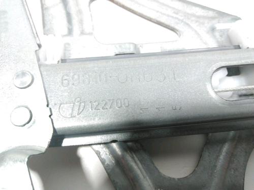 Front right window mechanism PEUGEOT 108 1.0 VTi | BP29857897C23