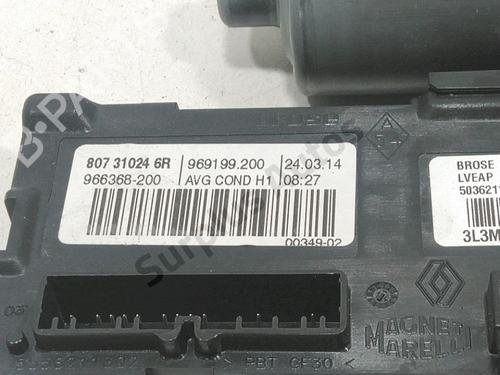 Front left window mechanism RENAULT MEGANE III Hatchback (BZ0/1_, B3_) 1.5 dCi (BZ09, BZ0D, BZ1W, BZ29, BZ14) | BP37457650C22 - Image 2