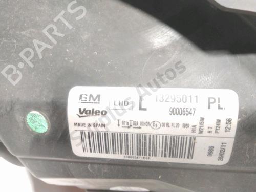 Left headlight OPEL CORSA D (S07) 1.3 CDTI (L08, L68) | BP29008593C28 