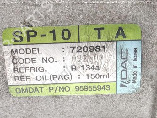 AC compressor CHEVROLET AVEO / KALOS Hatchback (T250, T255) 1.2 | BP29857050M34 - Image 5