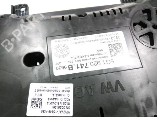 Instrument cluster VW GOLF VII (5G1, BQ1, BE1, BE2) 1.6 TDI | BP28230478C47