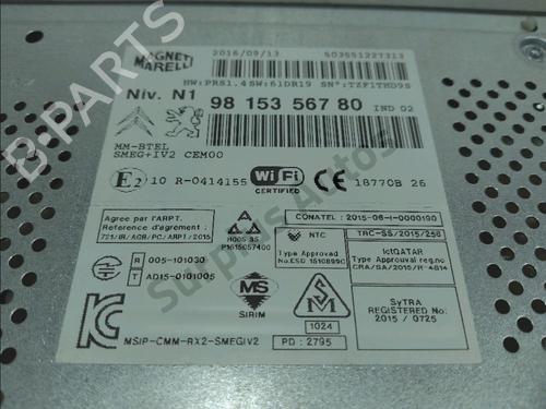 Radio PEUGEOT 2008 I (CU_) 1.2 THP 130 / PureTech 130 | BP34001768E6 - Image 3