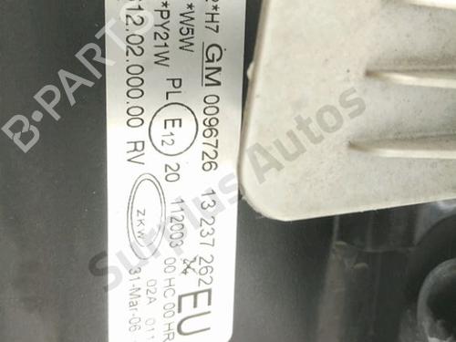 Right headlight OPEL CORSA C (X01) 1.3 CDTI (F08, F68) | BP39737655C29 - Image 3