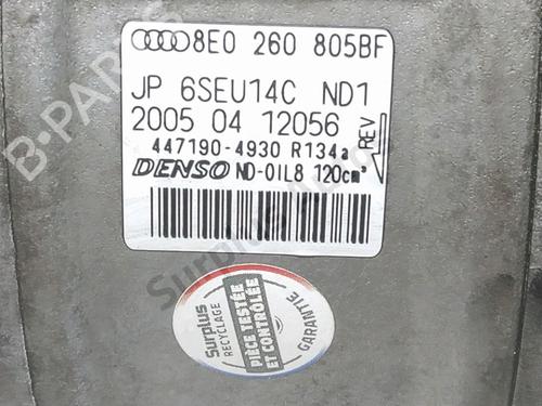 AC compressor AUDI A4 B7 (8EC) 1.8 T quattro | BP39705714M34 - Image 5