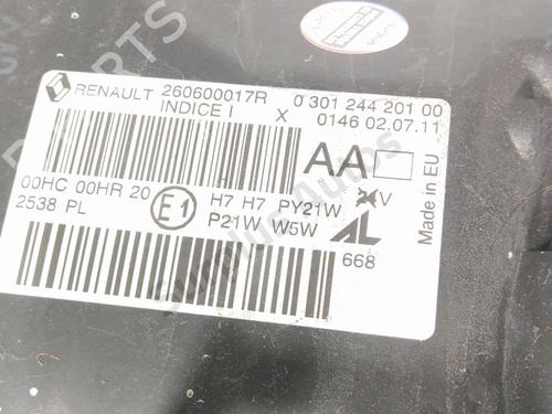 Left headlight RENAULT MEGANE III Hatchback (BZ0/1_, B3_) 1.9 dCi (BZ0N, BZ0J) | BP38769509C28 - Image 3
