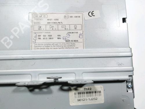 Radio HYUNDAI i20 I (PB, PBT) 1.2 | BP28231891E6 