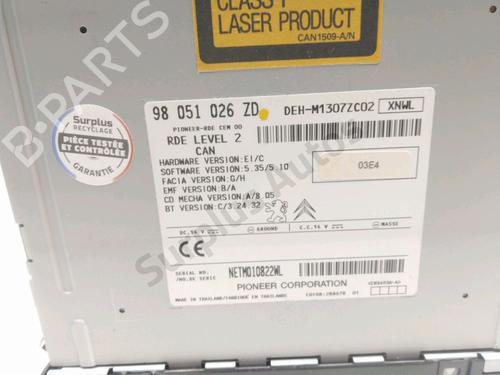 Radio PEUGEOT 208 I (CA_, CC_) 1.0 VTi | BP28232087E6