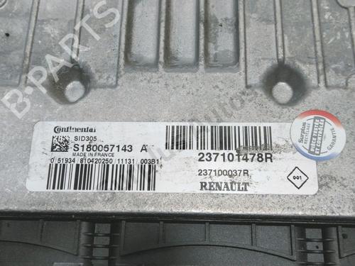 Engine control unit (ECU) RENAULT MEGANE III Hatchback (BZ0/1_, B3_) 1.5 dCi (BZ09, BZ0D, BZ1W, BZ29, BZ14) | BP30984790M57