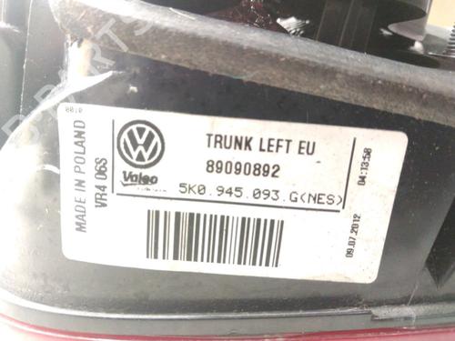 Left tailgate light VW GOLF VI (5K1) 1.6 TDI | BP28267845C79 