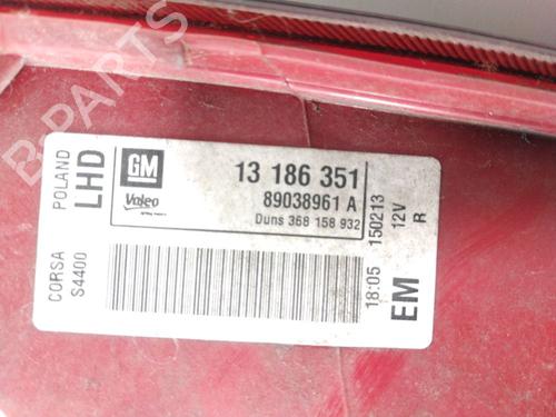 Right taillight OPEL CORSA D (S07) 1.4 (L08, L68) | BP28268420C35 