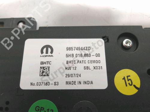 Climate control CITROËN C3 IV (CC_, CB_) 1.2 PureTech 100 (CCHPV4) | BP33750224I5 - Image 3