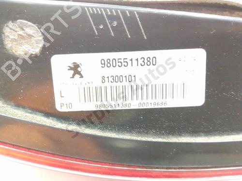 Left tailgate light PEUGEOT 3008 I MPV (0U_) 1.6 HDi | BP28268186C79 