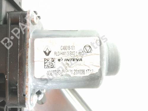 Rear left window mechanism RENAULT MEGANE IV Hatchback (B9A/M/N_) 1.5 Blue dCi 115 (B9A6) | BP28251640C24 