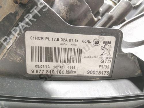 Left headlight PEUGEOT 2008 I (CU_) 1.6 HDi | BP39707208C28 - Image 3