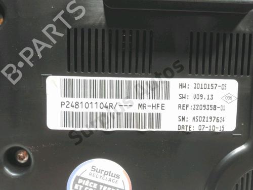 Instrument cluster RENAULT KADJAR (HA_, HL_) 1.5 dCi 110 (HLA3) | BP28230880C47