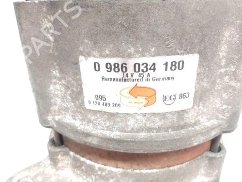 Alternator VW GOLF II (19E, 1G1) 1.6 D | BP29856992M7 