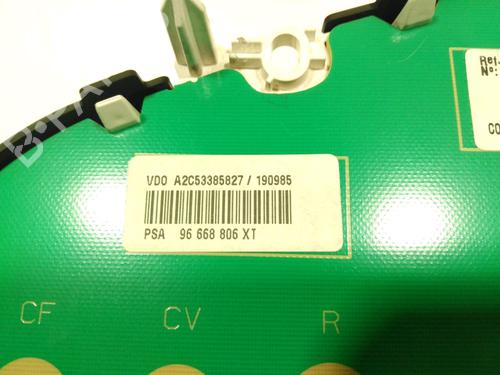 Instrument cluster CITROËN C3 II (SC_) 1.4 HDi 70 (SC8HZC, SC8HR0, SC8HP4) | BP29857357C47 - Image 4