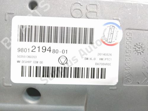 Multifunctionele display PEUGEOT PARTNER Box Body/MPV 1.6 HDi | BP28229948C48 