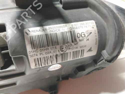 Left headlight RENAULT MEGANE III Hatchback (BZ0/1_, B3_) 1.5 dCi (BZ09, BZ0D, BZ1W, BZ29, BZ14) | BP40060694C28 - Image 3