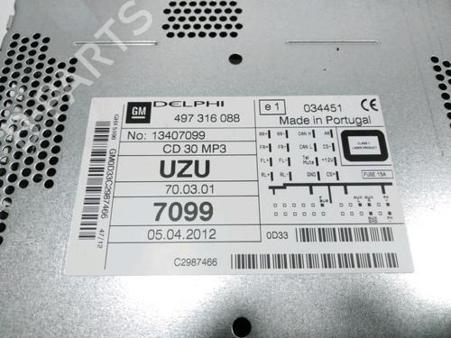 Radio OPEL CORSA D (S07) 1.2 (L08, L68) | BP28231888E6 - Image 2