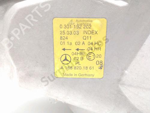 Right headlight MERCEDES-BENZ A-CLASS (W168) A 170 CDI (168.009, 168.109) | BP28266450C29 