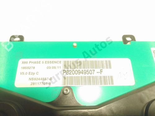 Instrument cluster RENAULT CLIO II (BB_, CB_) 1.2 16V (BB05, BB0W, BB11, BB27, BB2T, BB2U, BB2V, CB05,... | BP28231101C47