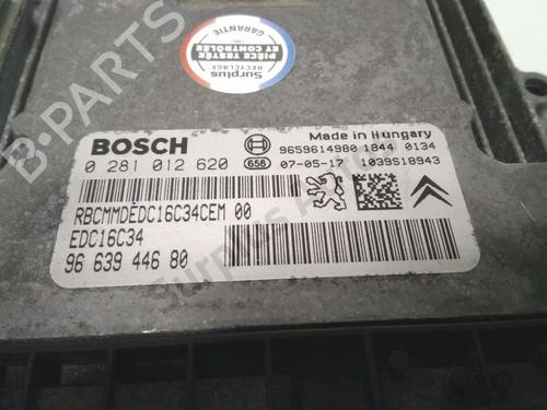 Engine control unit (ECU) CITROËN BERLINGO / BERLINGO FIRST Box Body/MPV (M_) 1.6 HDI 75 (MB9HW) | BP29579524M57