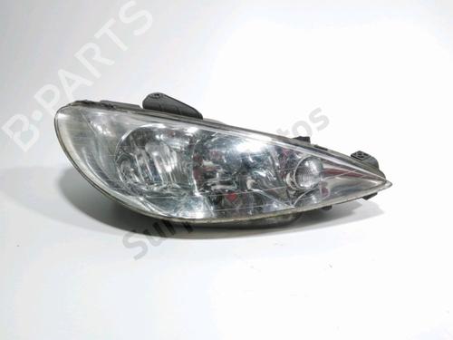 Used Right headlight PEUGEOT 206 SW (2E/K) 1.4 HDi (68 hp) 31180918