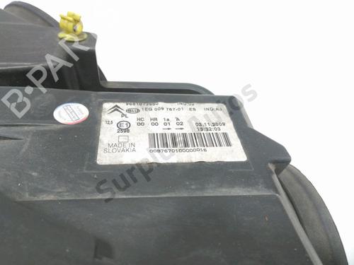 Left headlight CITROËN C3 Picasso (SH_) 1.4 VTi 95 (SH8FSC, SH8FP0, SH8FP6) | BP39491382C28 - Image 2