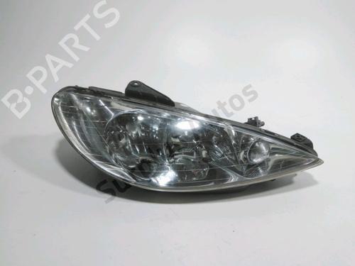 Lyskaster høyre PEUGEOT 206 Hatchback (2A/C) 1.4 16V (88 hp) 31636020