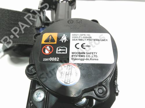 Front right seatbelt OPEL KARL (C16) 1.0 | BP37770531I25 - Image 3
