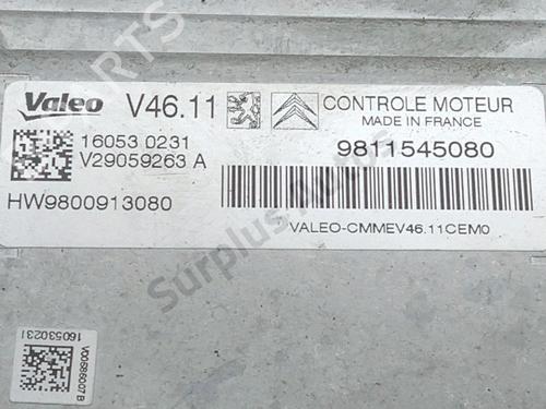 Engine control unit (ECU) CITROËN C3 II (SC_) 1.0 VTi 68 | BP37763021M57 - Image 3