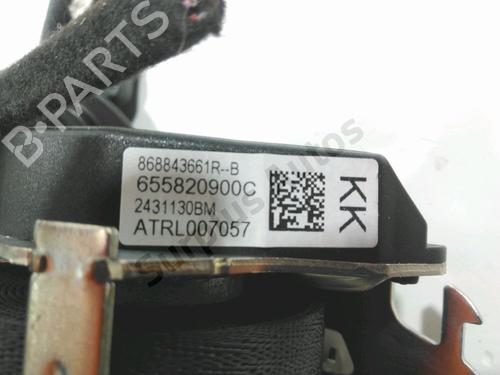 Front right seatbelt RENAULT CLIO V (B7_) 1.0 TCe 90 (B7MT) | BP37770534I25 - Image 3