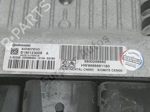 Engine control unit (ECU) CITROËN DS3 (SA_) 1.6 HDi 115 | BP31040625M57
