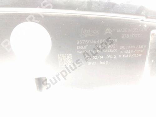Right daytime light CITROËN C4 Grand Picasso II (DA_, DE_) 2.0 BlueHDi 150 | BP28267056C103 