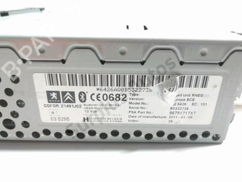 Radio PEUGEOT 3008 I MPV (0U_) 2.0 HDi 150 / BlueHDi 150 | BP28232472E6 