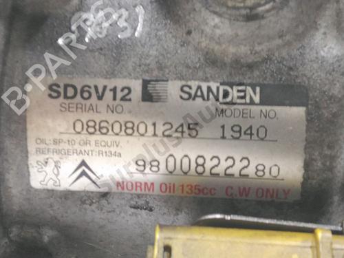 AC compressor PEUGEOT 206+ (2L_, 2M_) 1.4 HDi eco 70 | BP36593116M34 - Image 2