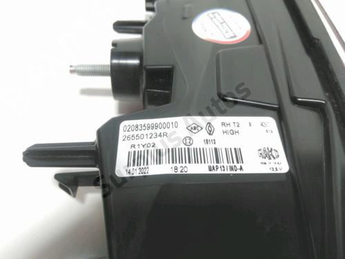Right tailgate light RENAULT CAPTUR II (HF_) E-TECH 145 (HFMU) | BP28267635C80 