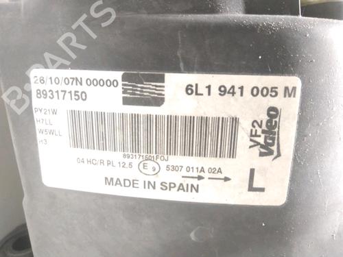 Left headlight SEAT IBIZA III (6L1) 1.4 TDI | BP28266617C28