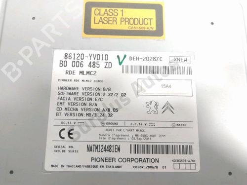 Radio CITROËN C1 (PM_, PN_) 1.0 | BP28232543E6