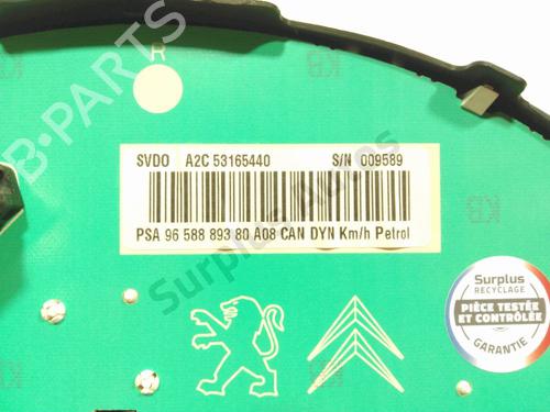 Instrument cluster PEUGEOT 1007 (KM_) 1.6 16V | BP28231127C47 