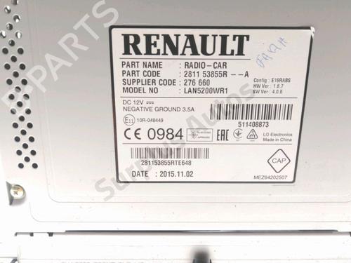 Radio DACIA LODGY (JS_) 1.6 SCe 100 (JSAV) | BP28232328E6 