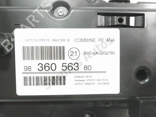 Instrument cluster PEUGEOT 2008 II (UD_, US_, UY_, UJ_, UR_, UC_) 1.5 BlueHDI 100 | BP28230561C47