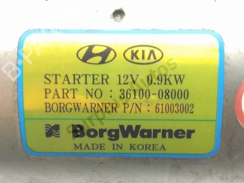 Starter HYUNDAI i30 Estate (PDE) 1.0 T-GDI hybrid 48V | BP37763674M8 - Image 5
