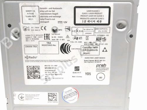 Radio SEAT ARONA (KJ7, KJP) 1.0 TSI | BP37769994E6 - Image 7