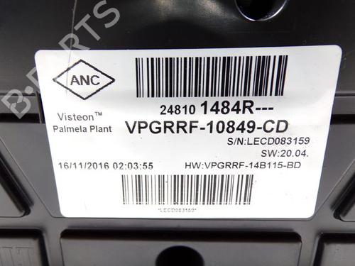 Instrument cluster RENAULT CLIO IV (BH_) 0.9 TCe 90 (BHNF, BHMA, BHMH, BHJK, BHJR) | BP29857340C47