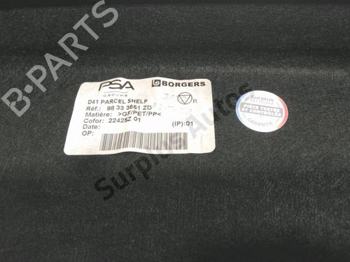Rear parcel shelf DS DS 4 II (FR_, FB_, F3_, FP_) BlueHDi 130 (FBYHZT) | BP34390043C85 - Image 3
