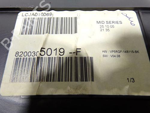 Instrument cluster RENAULT CLIO III (BR0/1, CR0/1) 1.6 16V (BR05, BR0B, BR0Y, BR15, BR1J, BR1M, BR1Y, CR0B,... | BP28230196C47